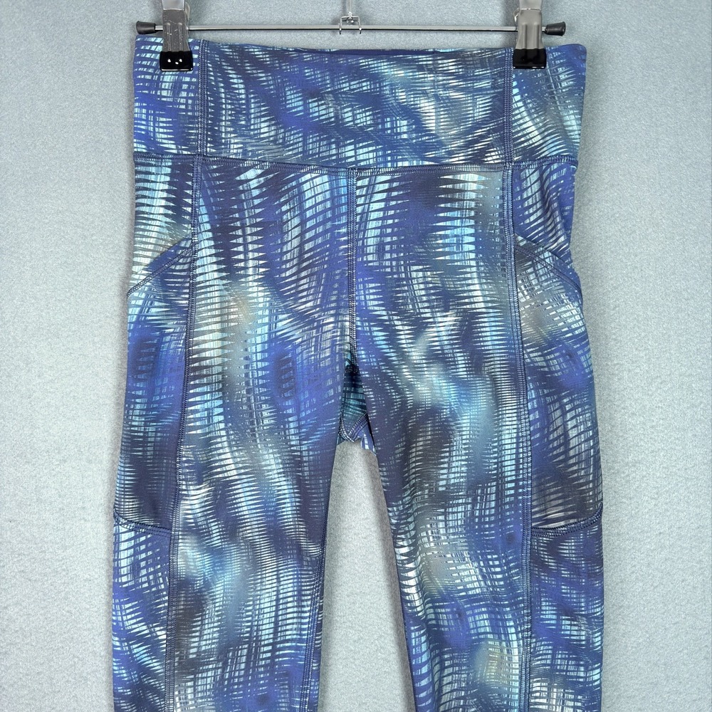 Lululemon Wunder Train Leggings Womens 4 Blue Multi High Rise Shapeshifter